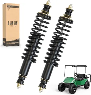 10L0L Golf Cart Front/Rear Coil Over Heavy Duty Shock Absorber Spring for EZGO TXT/Medalist 1994-up Newer Gas or Electric, Replaces OEM# 70630-G01 76418-G01