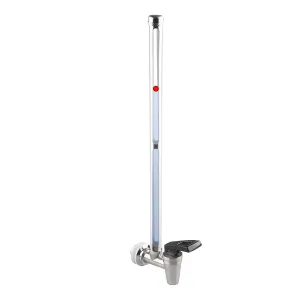13‘’ Sight Glass Spigot with Clear View Water Level Stainless Steel Water Level View Spigot Fits Berkey Big, Royal Gravity-fed Water Filter System, and Other Gravity Filter Tank by GWENBHMTOOL