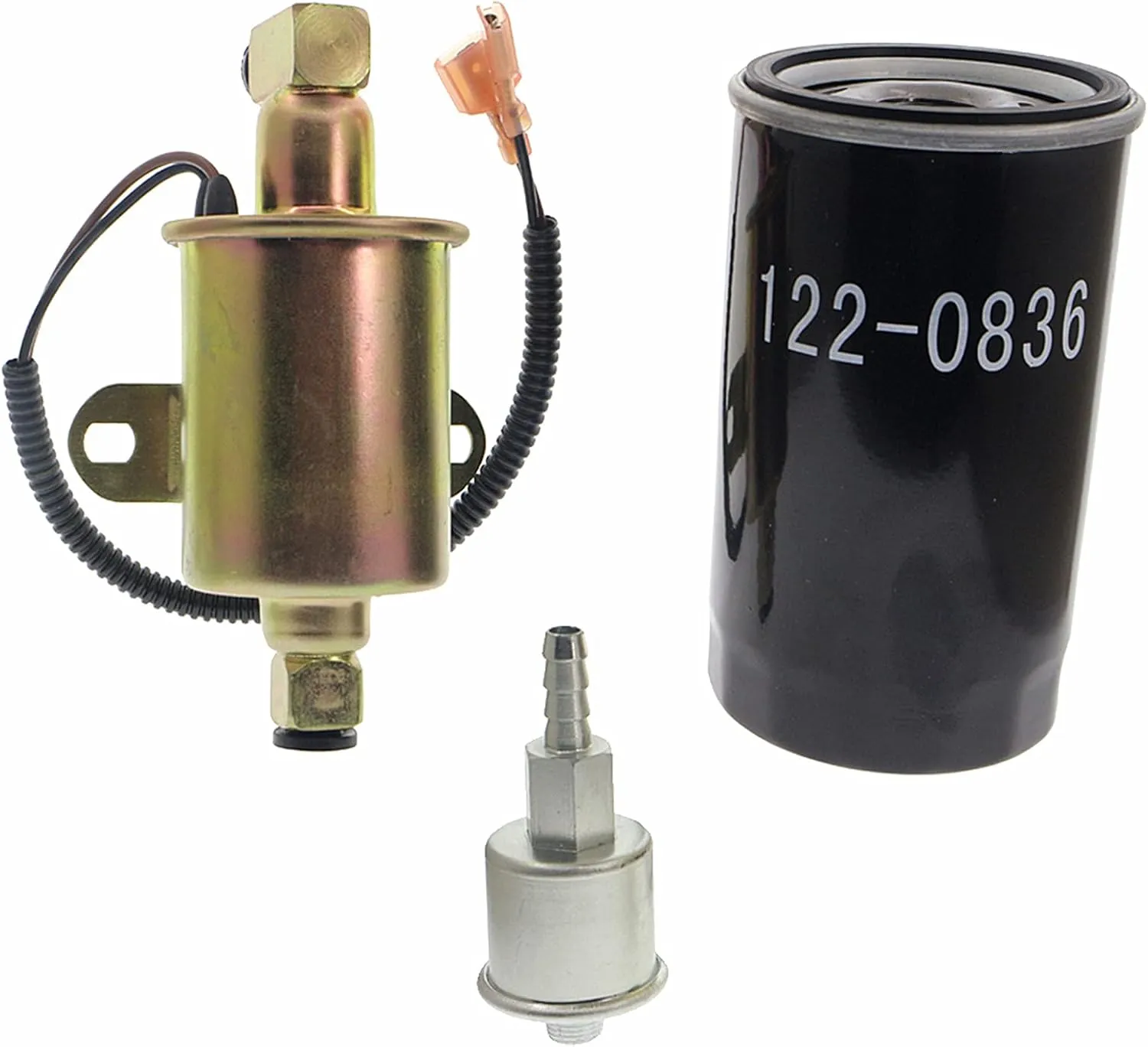 149-2620 Electric Fuel Pump 149-2341-01 Fuel Filter & 122-0836 Oil Filter Fits Onan 5500 Marquis Gold HGJAB HGJAC Cummins A029F887 A047N929 E11015 Generator Parts