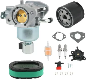 16-853-19S Carburetor Replacement For Kohler KT725 KT730 KT735 KT740 KT745, Include Air Filter, Fuel Pump, Oil Filter parts, Replace 32-853-67-S, 32-853-63S