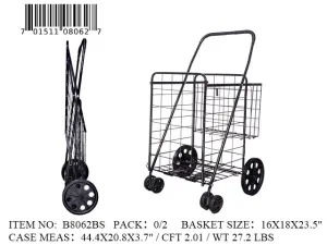 16X18X23.5"FOLDABLE CART MOVE WHEELS 1PC SHRINK
