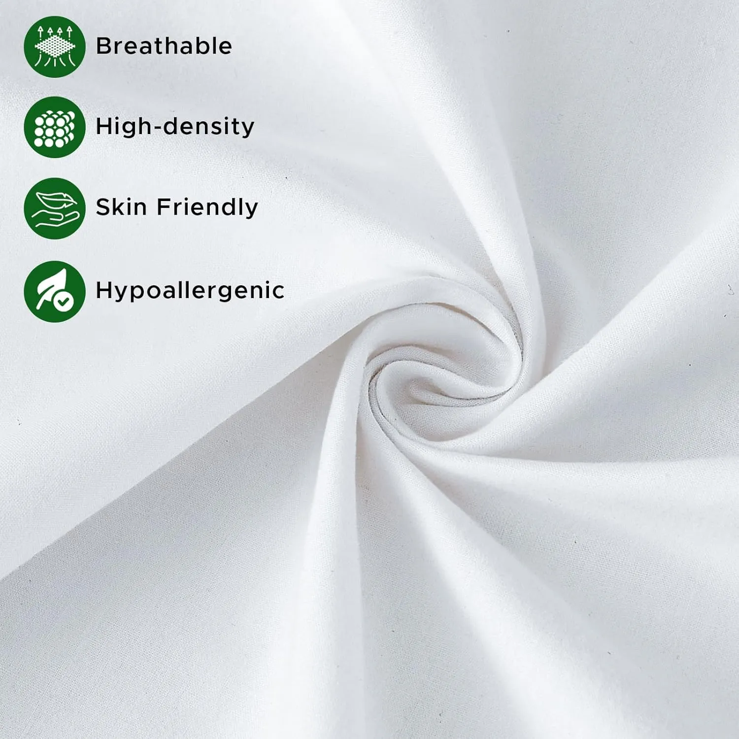 18 x 18 Pillow Inserts Set of 2 - Premium Soft and Fluffy 18 Inch Medium Sofa Decorative White Square Throw Pillow Inserts Stuffing for Living Room Couch and Bedroom Interior Cushions