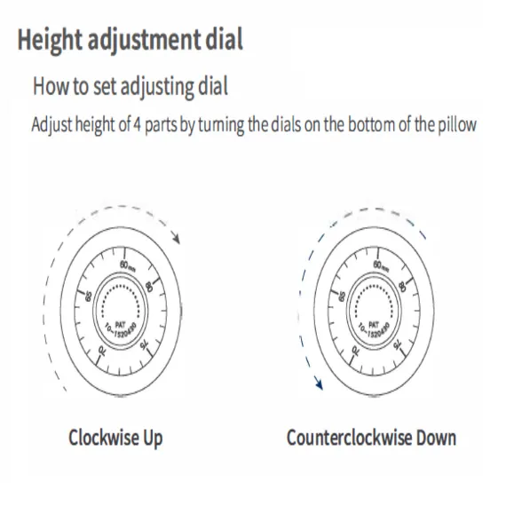 1mm Plus Ergo Adjustable Pillow