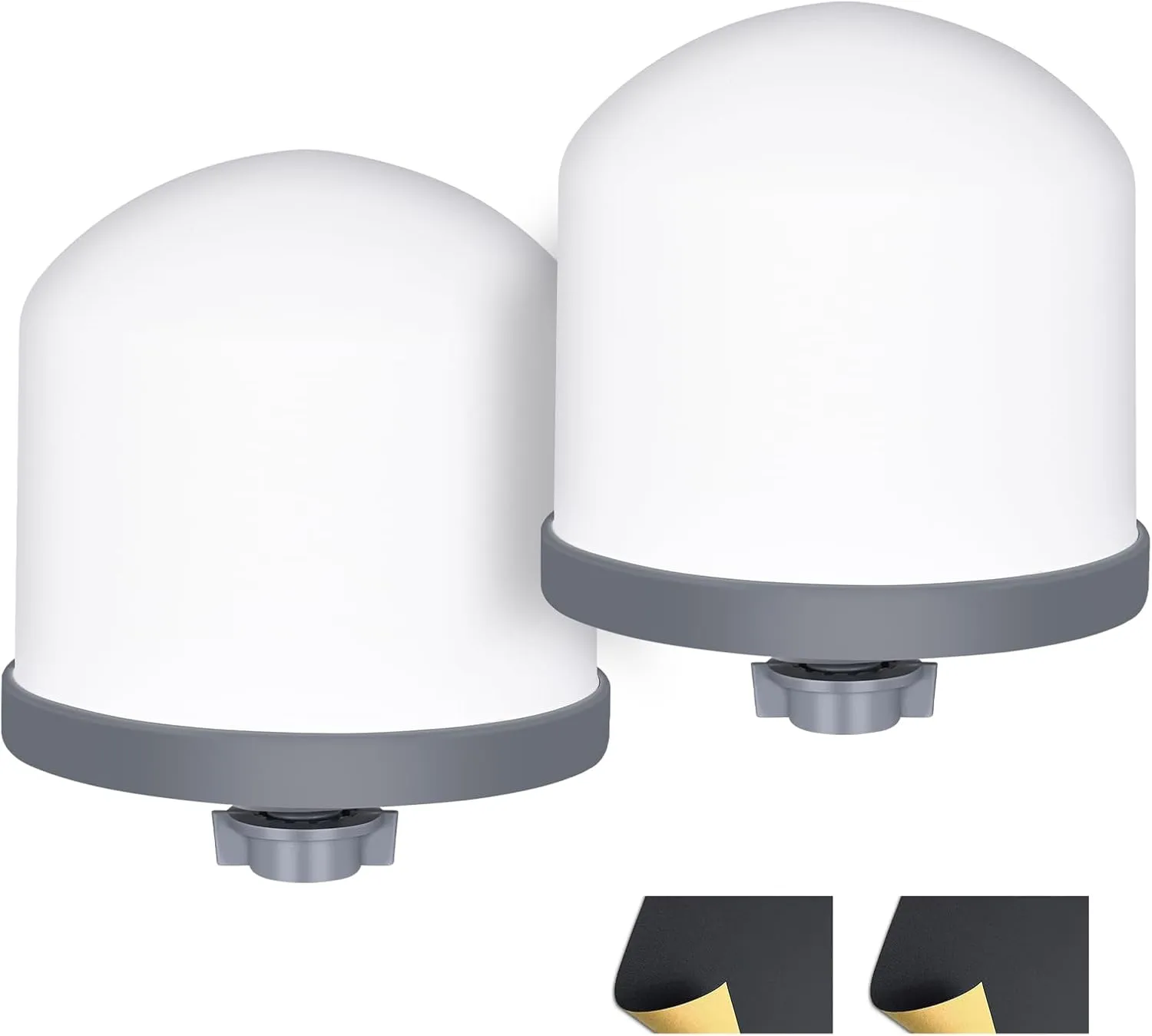 2Pack Replacement Ceramic Dome Water Filter 0.2 to 0.5 Micron for Countertop Portable Water Purification System