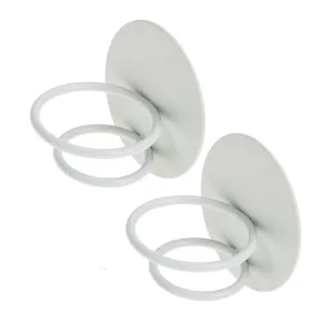 2Pcs Wall Mount Makeup Sponge Organizer Powder Puff Stand for Beauty Sponge Storage No Punch Installation Space Saving Makeup Sponge Rack Keeps Sponges Dry Clean