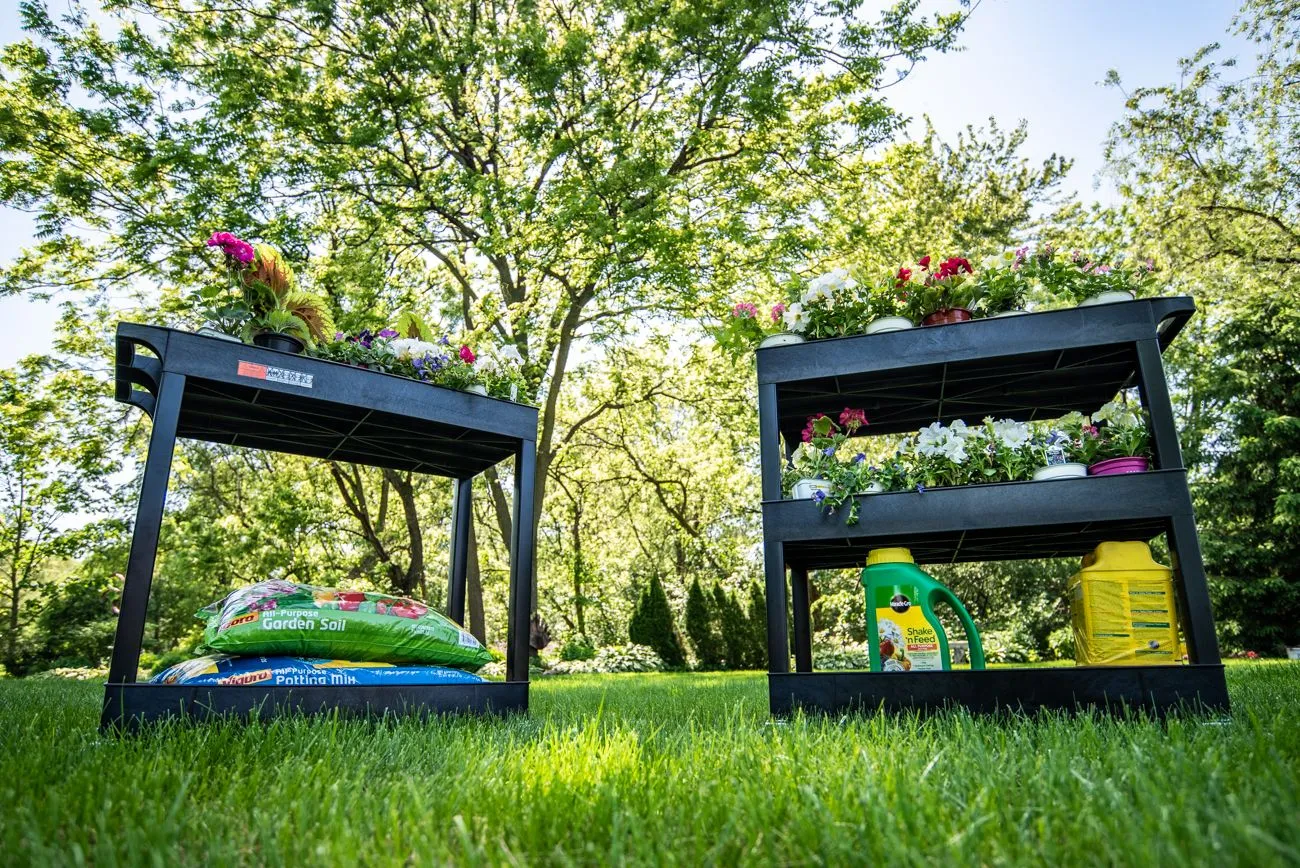 32" X 18" Tub Cart - Two Shelves