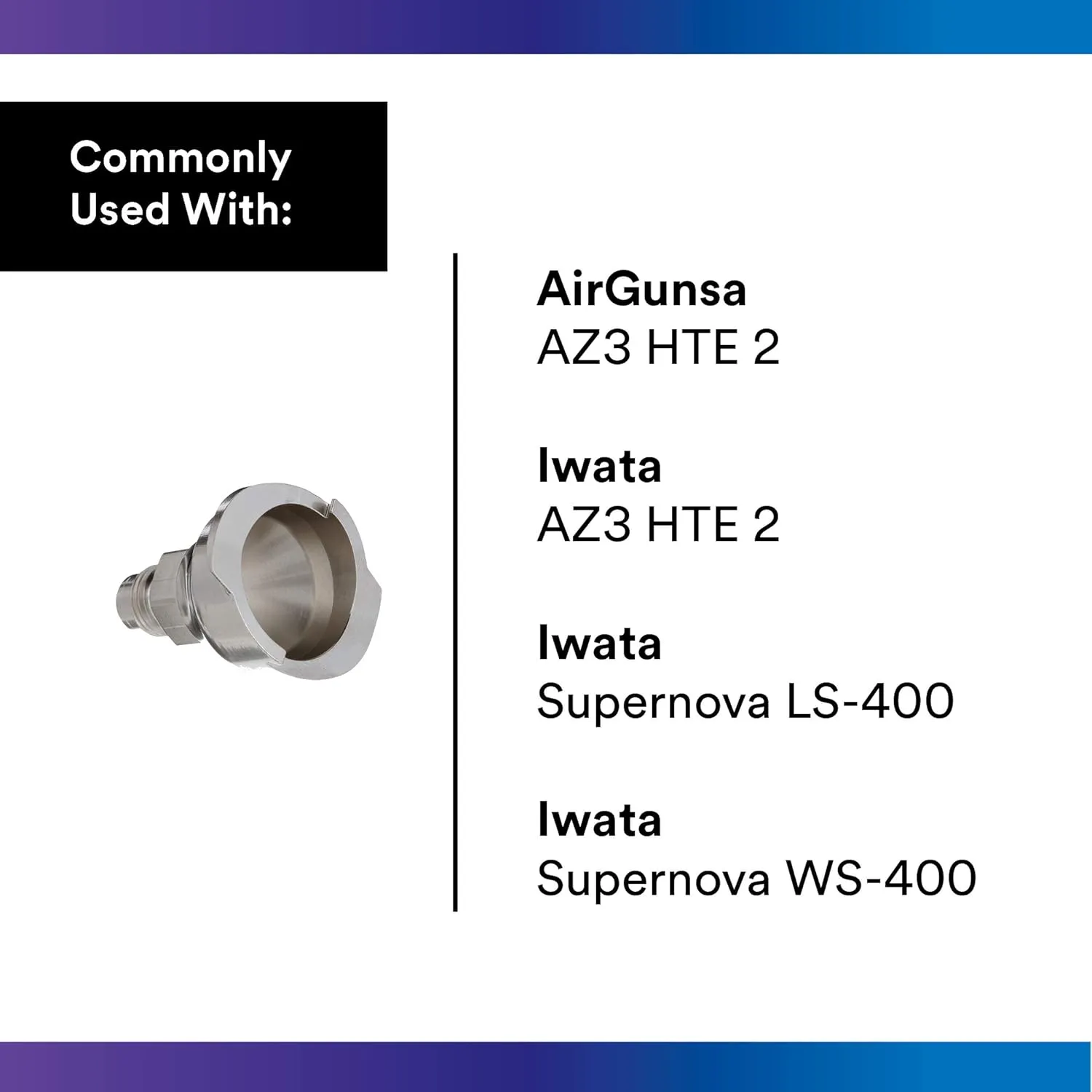 3M PPS 2.0 Spray Gun Adapter #S43, 26139, 1/4 Inch Male, 19 Thread BSP, Connects Select Iwata and AirGunsa Paint Guns to PPS 2.0 Paint Spray System, 1 Pack