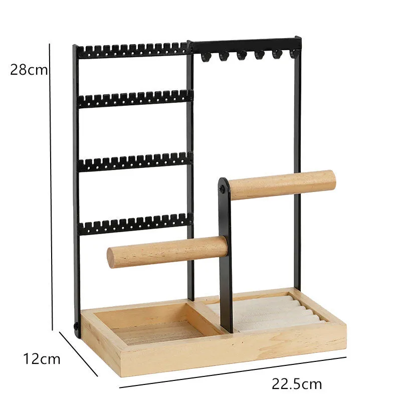 4-Tier Hanging Jewelry Stand Organizer