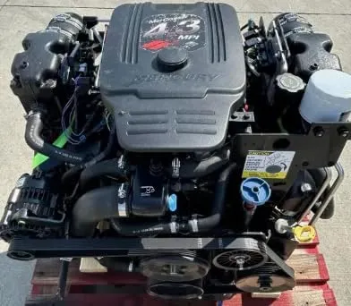 4.3L MPI with "ALPHA" outdrive Quicksilver OEM Mercruiser Midnight Marine Service Kit: Fuel & Oil Filter(s), Impeller, and Ac Spark Plugs