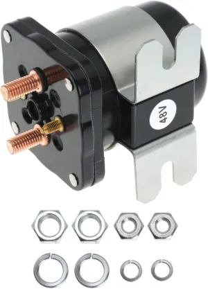 48V Heavy Duty Starter Solenoid for Yamaha JR1-H1950-00 G19 Golf Cart for Club Car 101883601 for E-Z-GO 73231G01 Replace JR1-H1950-00 73231-G01 4 Terminal Solenoid