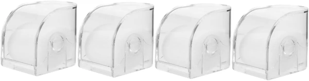 4pcs Square Travel Watch Display Case Transparent Watch Holder Hanging for Men and Women Box