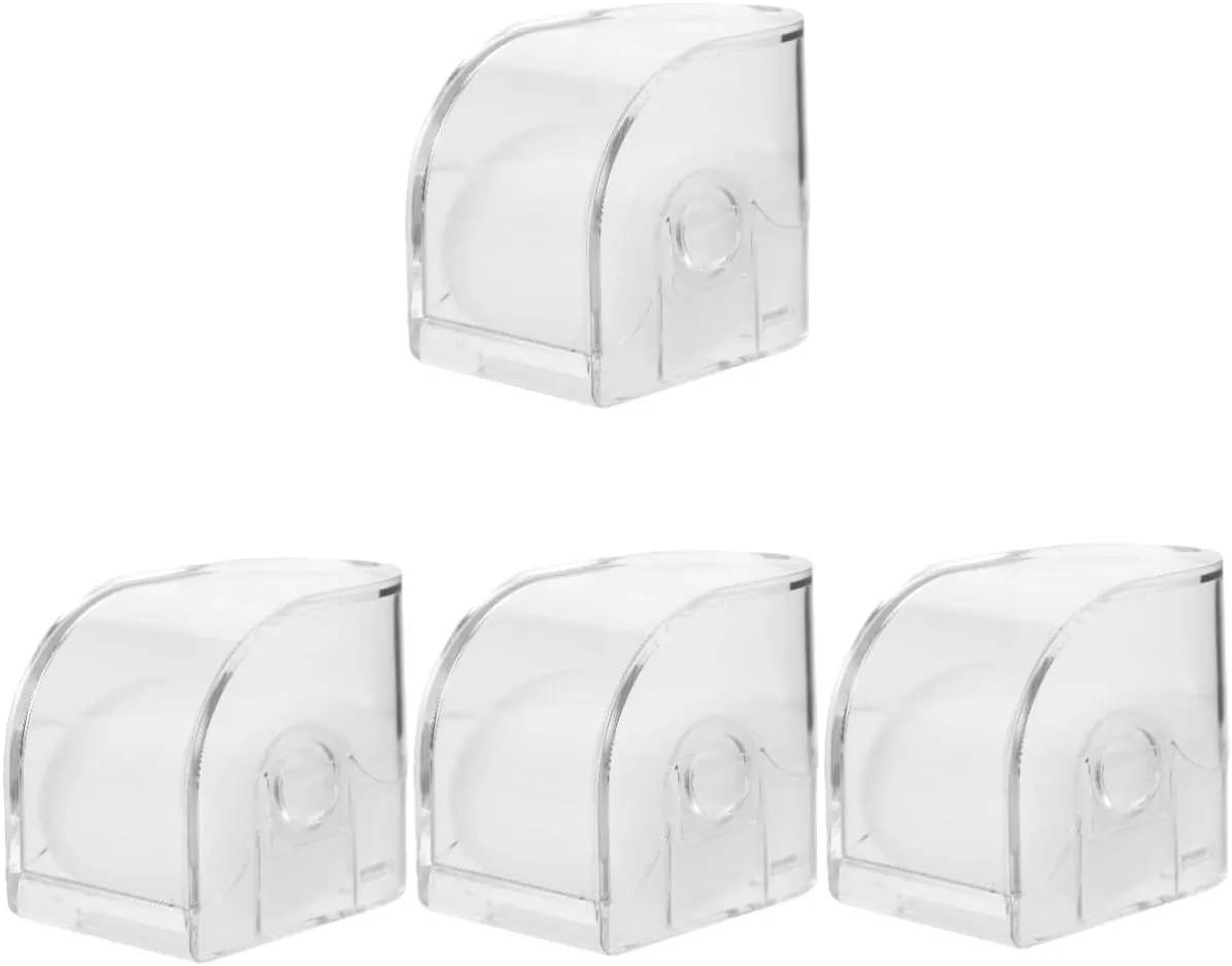 4pcs Watch Box Hanging Design Transparent Square Watch Display Holder Case for Men and Women and Stylish