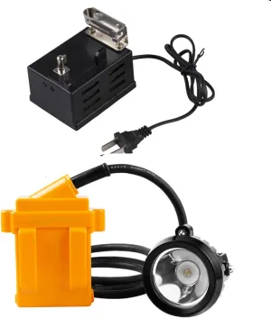 6000Mah Portable Rechargeable Headlamp, Explosion Proof Mining Camping Light Super Bright Headlamp for Hiking, Cave Exploration (Yellow)