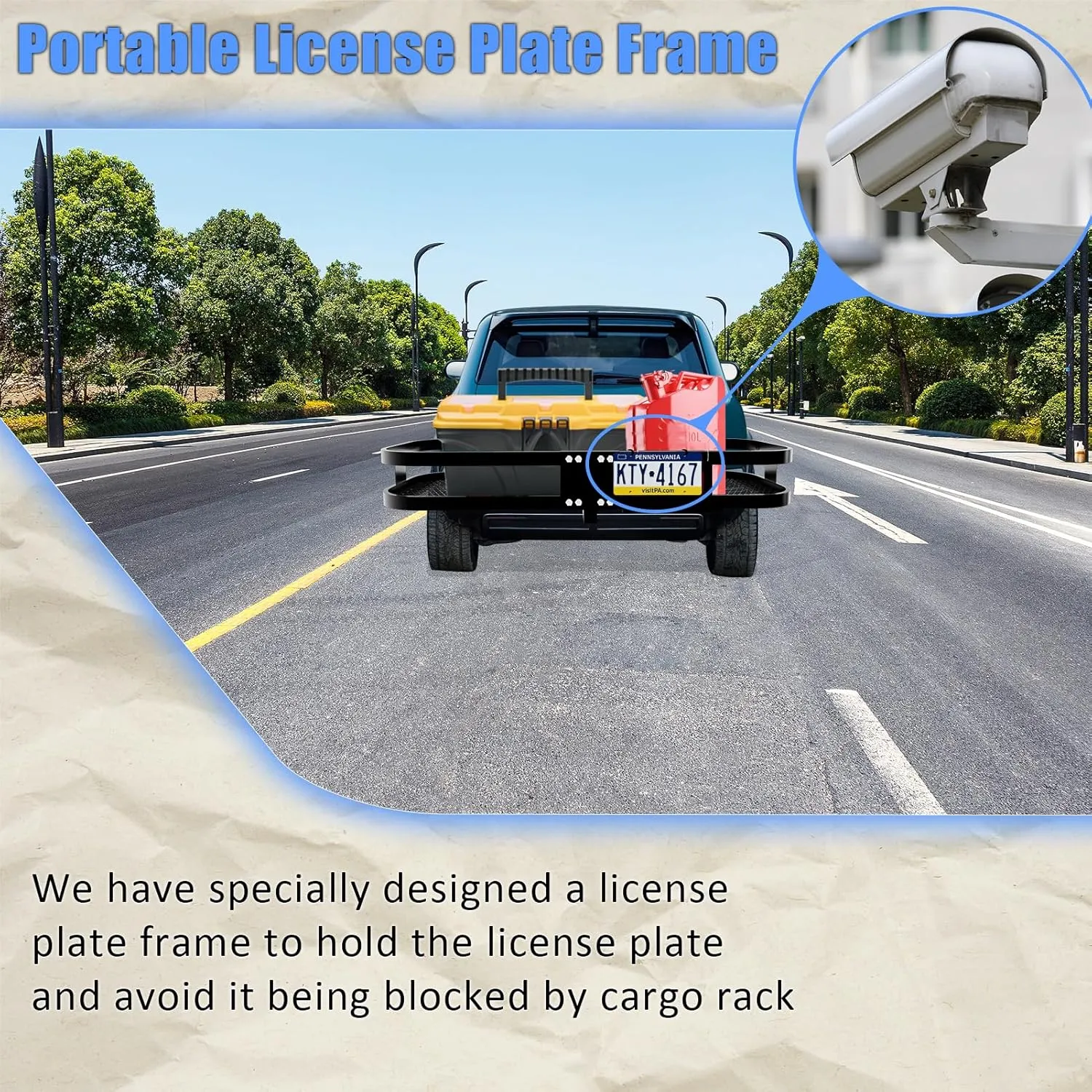 60" X 24" X 6" Trailer Hitch Cargo Carrier Rack 500 Lbs,Heavy Duty Folding Trailer Luggage Carrier Fits 2" Hitch Receiver with Waterproof Bag,Cargo Net, Stabilizer for Truck,SUV,RV