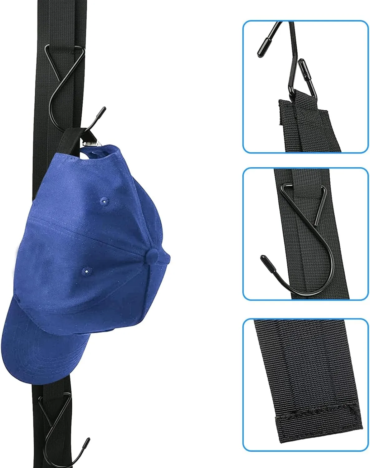 6pcs Hockey Hanger Portable Hanging Dryig Rack Hockey Gifts for Home and Outdoor Using in Ice Hockey Skating Football Camping Fishing 5 Hooks
