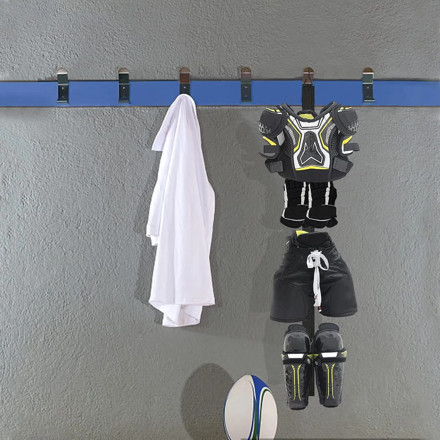 6pcs Hockey Hanger Portable Hanging Dryig Rack Hockey Gifts for Home and Outdoor Using in Ice Hockey Skating Football Camping Fishing 5 Hooks