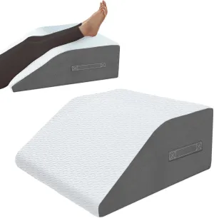 6" Leg Elevation Pillows Memory Foam Leg Support Bed Wedge Pillow Leg Elevated for Sleeping, Leg Pillows Good for Back& Knee& Hip& Ankles