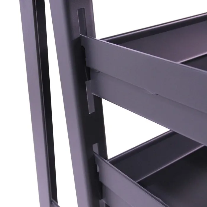 A-Frame Cart | Heavy Duty | Single-sided | 4 Large Trays with Lip | Valley Craft