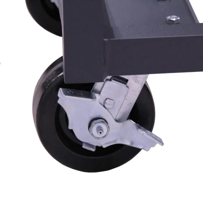 A-Frame Cart | Heavy Duty | Single-sided | 4 Large Trays with Lip | Valley Craft