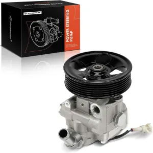 A-Premium Power Steering Pump, with Pulley, Compatible with Subaru Outback 2010-2014, Legacy 2010-2014, 2.5L 3.6L, Replace# 34430AJ020, 34430AJ021