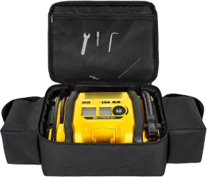 Air Compressor Carrying Bag Protective Case Compatible with DEWALT 20V MAX Tire Inflator DCC020IB,Portable Cordless Tools Storage Holder for Battery Pack and Charging Kit(Bag Only)