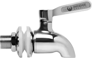 AISI 304 Stainless Steel Water Filter Spigot Compatible with Berkey Waterdrop Purewell & Other Gravity Fed Water Filter System Beverage Dispenser Spigot Replacement Faucet