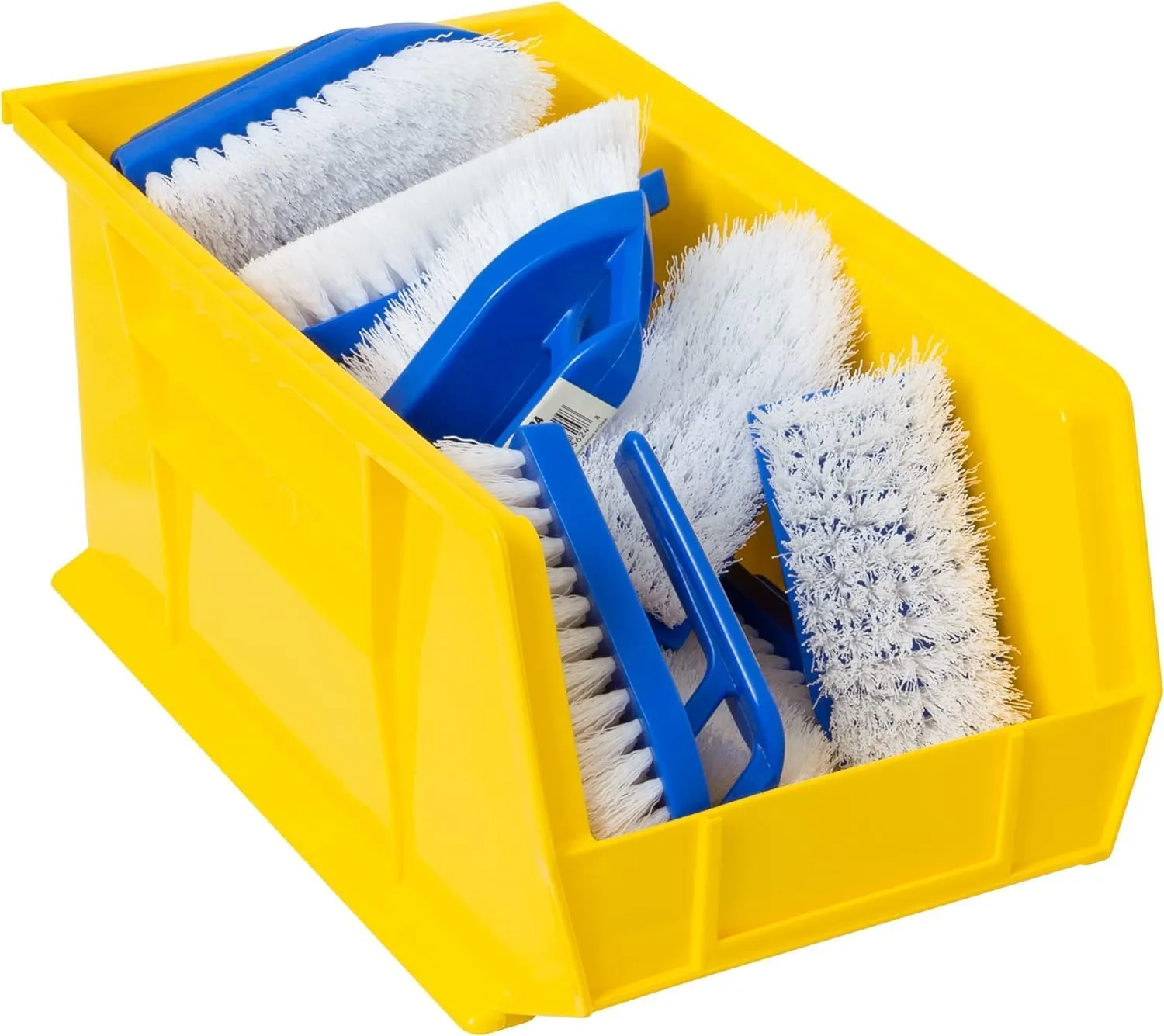 Akro-Mils 30240 AkroBins Plastic Hanging Stackable Storage Organizer Bin, 15-Inch x 8-Inch x 7-Inch, Yellow, 12-Pack
