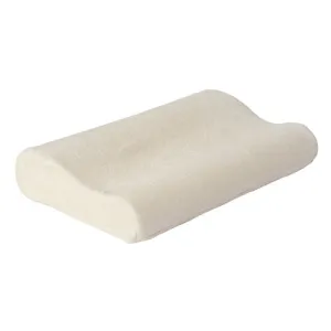 Alex Orthopedic Memory Pillow 20" x 12" x 4"-3" – Cream