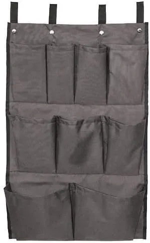 American Supply 9 Pockets Amenity Organizer Housekeeping Cart Bag Black