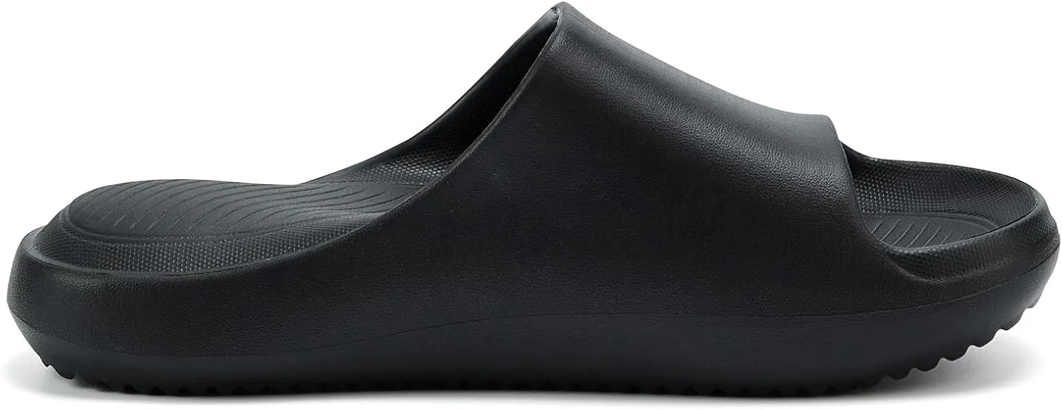 ANLUKE Pillow Slippers for Women and Men Comfortable Cloud Slides for Indoor and Outdoor Home Cushioned Thick Sole Soft Rebound