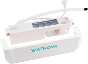 Automatic Undermount Mini Split Condensate Pump, 10GPH, 37ft, 100-230V~, condensate pump for mini split, Ultra-Quiet with Removable Reservoir & Dual-Side Installation