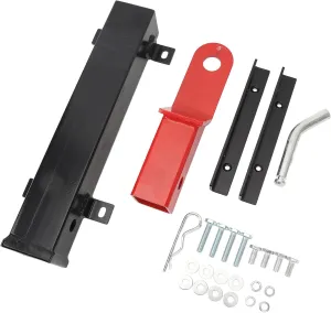 Back Seat Trailer Hitch Kit, Heavy Duty Cart Steel Trailer Hitch Easy Install High Carrying Capacity for Cart