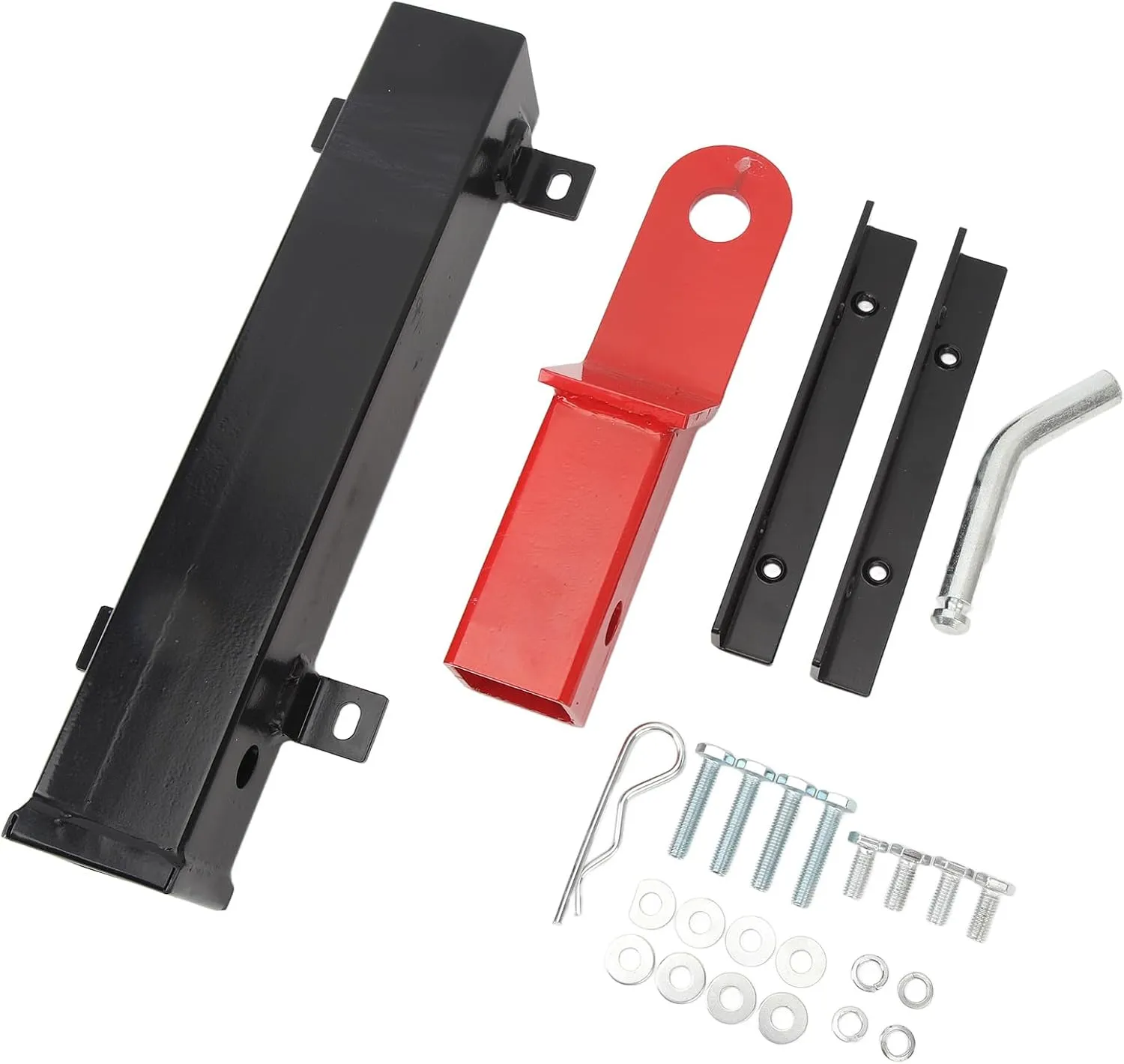 Back Seat Trailer Hitch Kit, Heavy Duty Cart Steel Trailer Hitch Easy Install High Carrying Capacity for Cart