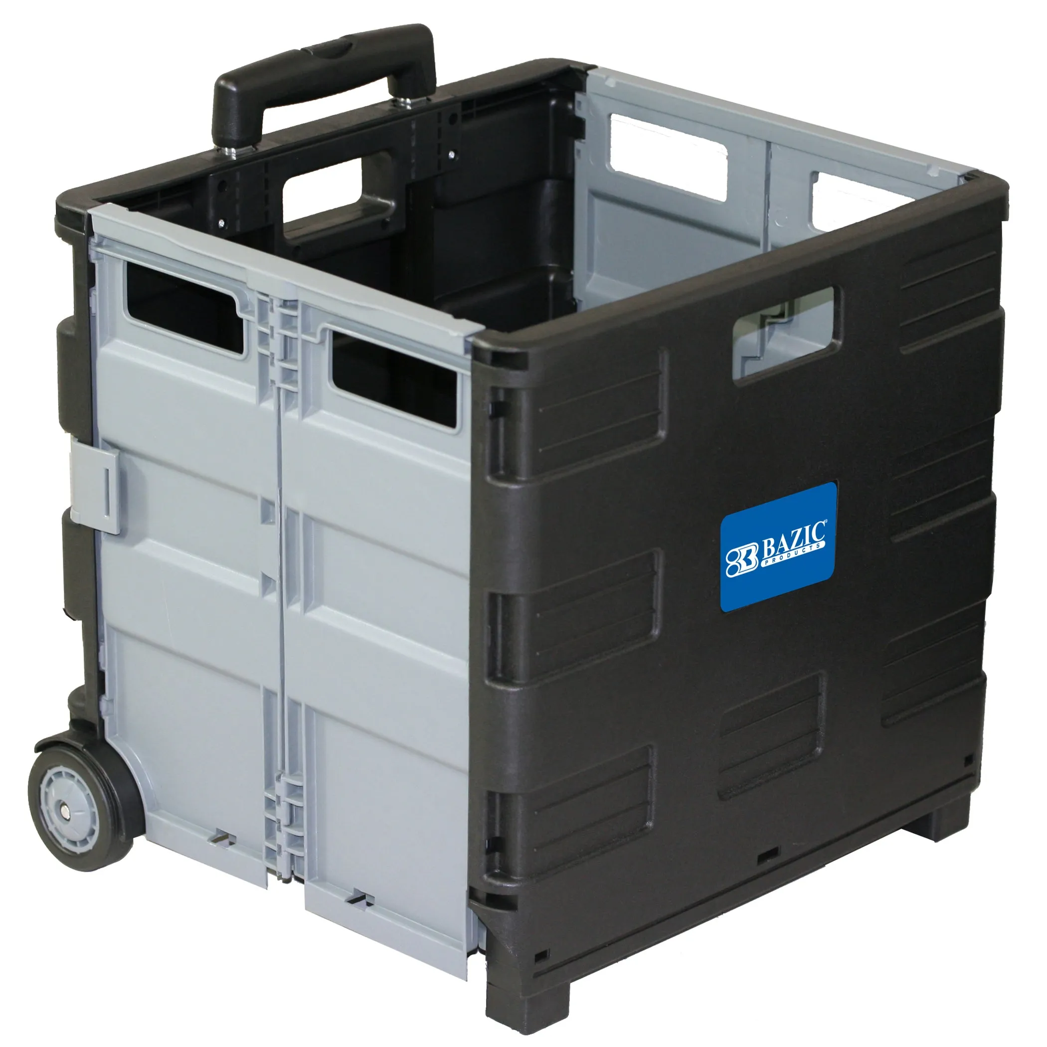 Bazic Rolling Cart, Black (BAZ 2196)