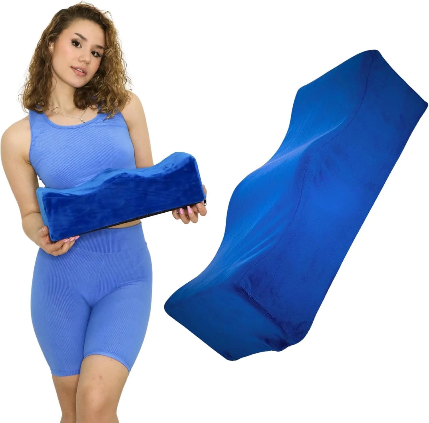 BBL Pillow After Surgery Seat Cushion, Dr Recommended Butt Cushion for Long Sitting with Washable Cover, Soft Booty Pillow BBL Brazilian Butt Lift Pillow, Butt Pillow BBL Post Surgery Supplies