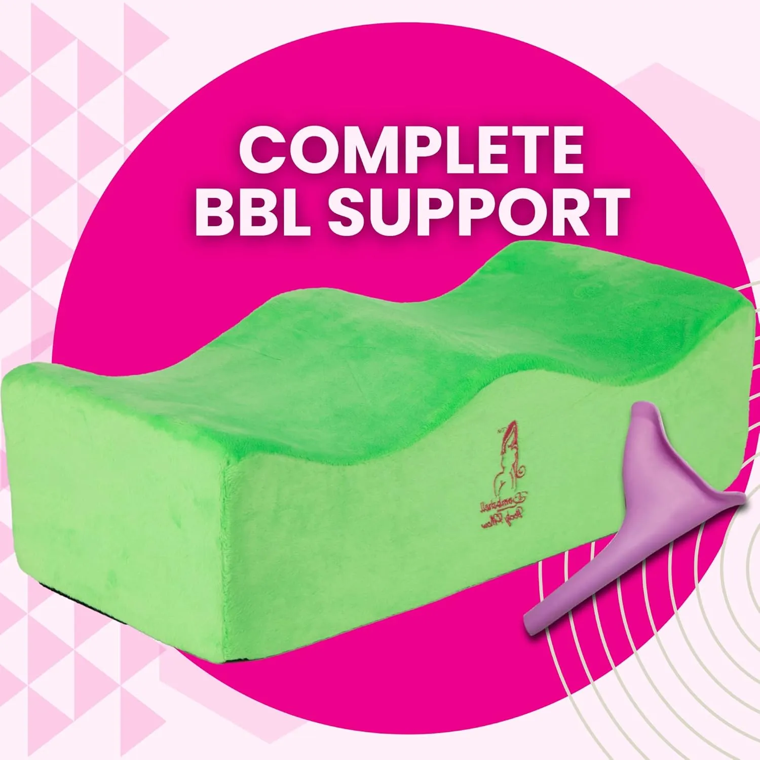 BBL Pillow After Surgery with Urinal Sitting Brazilian ButtLift Pillow - BBL Butt Pillow After Post Surgery Supplies - BBL Chair Pillow - Post Surgery Butt Cushion BBL Driving Pillow