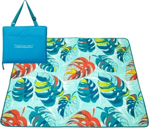 Beach Blanket Waterproof Sandproof Picnic Blankets Camping Foldable Beach Mat Sand Free Large Portable Washable Play Mat Lightweight for Outdoor Park…