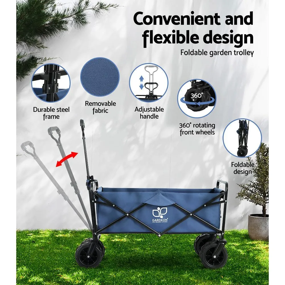 Beach Trolley Foldable Tough Heavy-Duty Outdoor Garden Cart