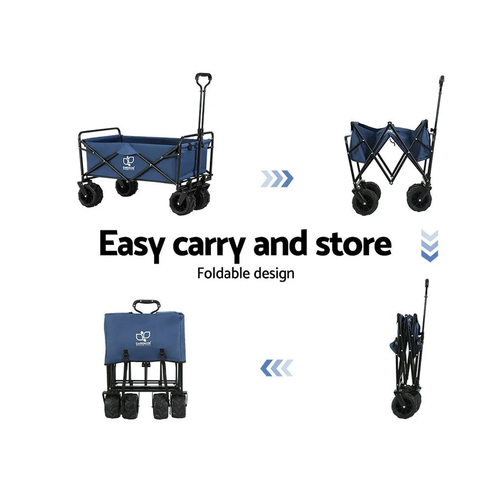 Beach Trolley Foldable Tough Heavy-Duty Outdoor Garden Cart