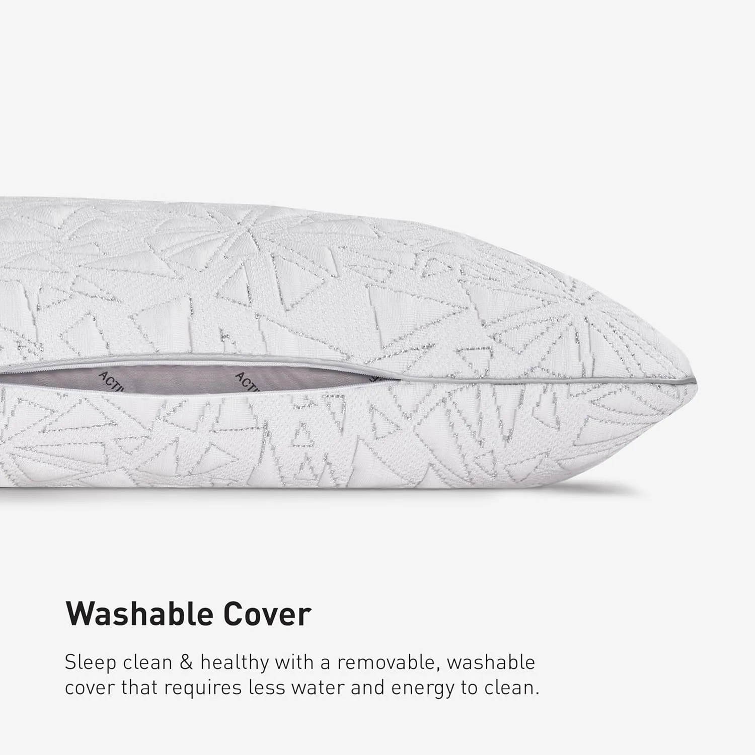 Bedgear Storm King Performance Pillow - Size 0.0 - Cooling Bed Pillow for Hot Sleepers - Medium Pillow for All Sleep Positions, Hypoallergenic, Washable & Removable Cover - 20" W x 36" L x 4.75"