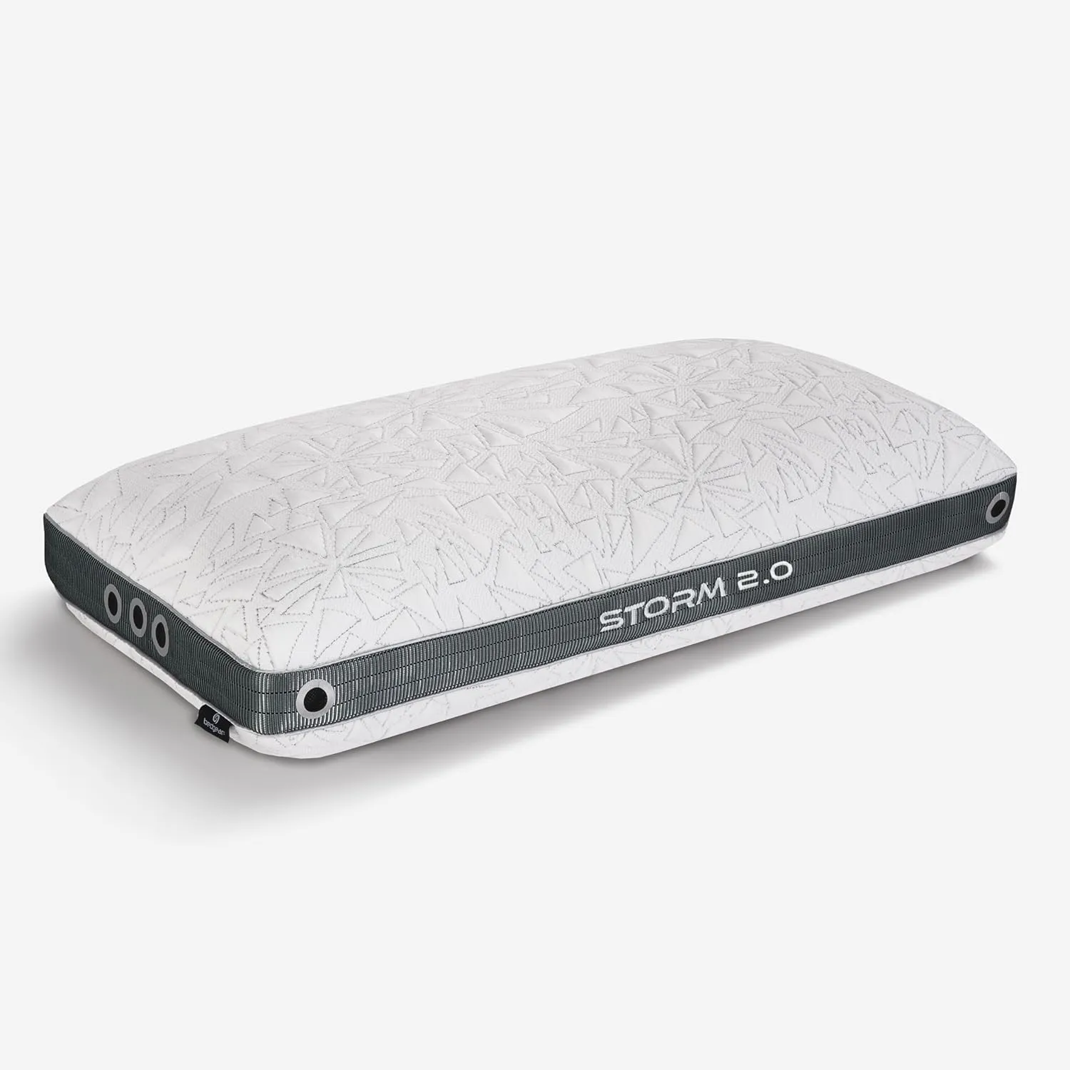 Bedgear Storm King Performance Pillow - Size 2.0 - Cooling Bed Pillow for Hot Sleepers - Medium Pillow for All Sleep Positions, Hypoallergenic, Washable & Removable Cover - 20" W x 36" L x 5.75"