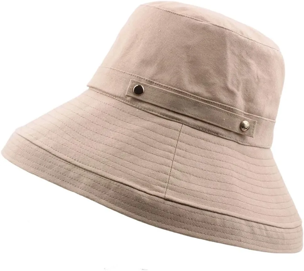 BeFur Summer Sun Hats for Women Wide Brim Bucket Hat Packable Roll Up Beach Cap