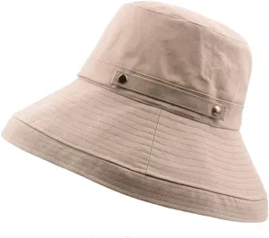 BeFur Summer Sun Hats for Women Wide Brim Bucket Hat Packable Roll Up Beach Cap