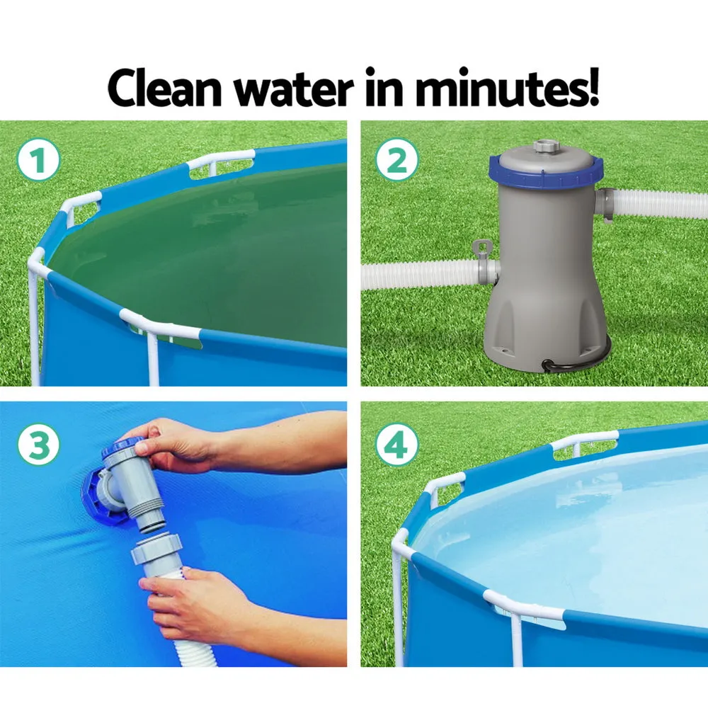 Bestway 6X Filter Cartridge   530GPH Flowclear™ Filter Pump Set For Pool