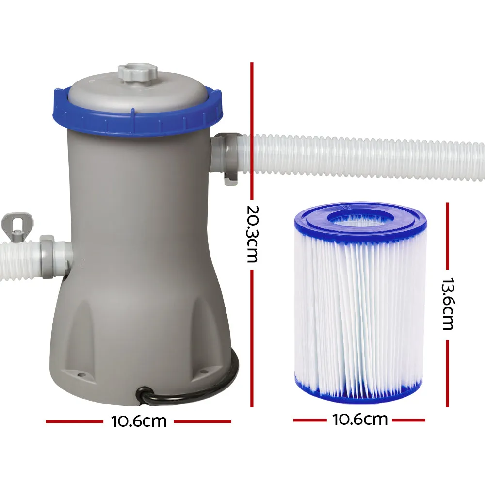 Bestway 6X Filter Cartridge   530GPH Flowclear™ Filter Pump Set For Pool