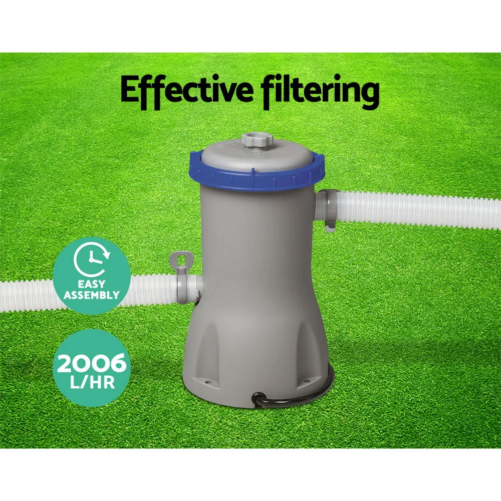 Bestway 6X Filter Cartridge   530GPH Flowclear™ Filter Pump Set For Pool