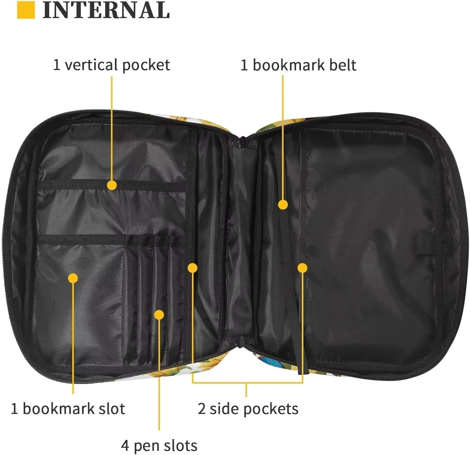 Bible Bag Tote Bible carrying case for Women Men Bible Covers for Women Men with Pockets Personalized