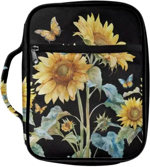 Bible Bag Tote Bible carrying case for Women Men Bible Covers for Women Men with Pockets Personalized