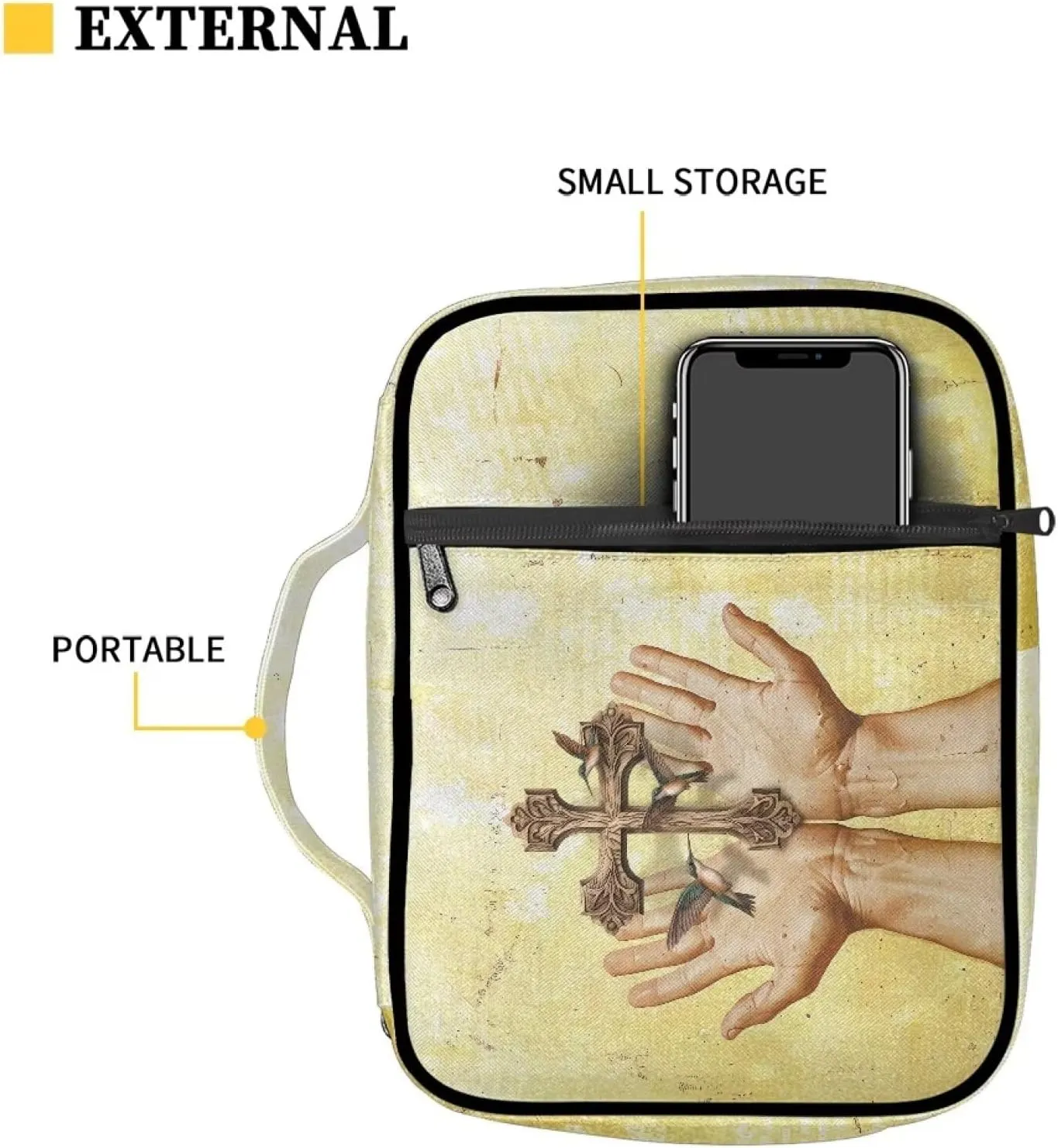 Bible Covers for Women Men with Pockets Personalized Bible Covers for Women Men Western Bible Case