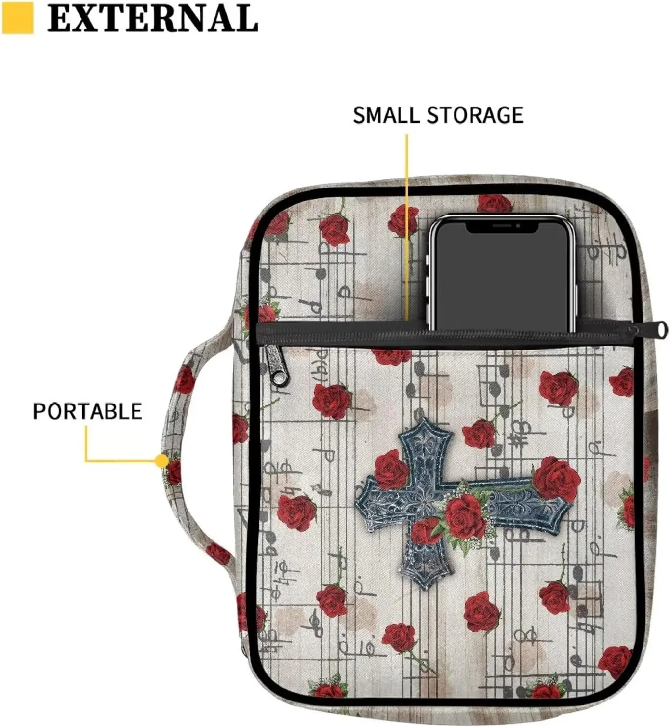 Bible Covers for Women Men with Pockets Personalized Bible Covers for Women Men Western Bible Case